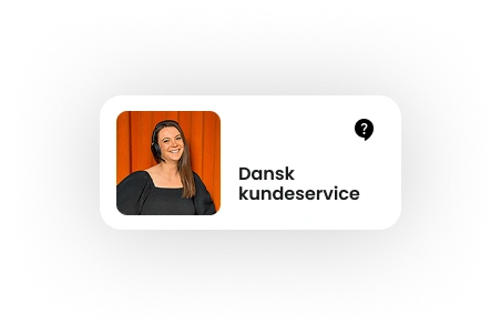 Support hos dandomain.dk.